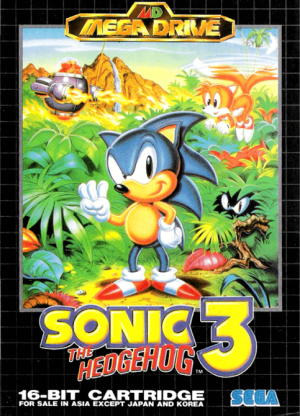 Sonic the Hedgehog 3 game cover